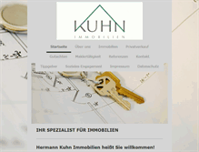 Tablet Screenshot of immobilienkuhn.de